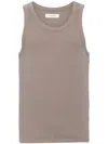 Entire Studios Cropped Tank Top In Grau