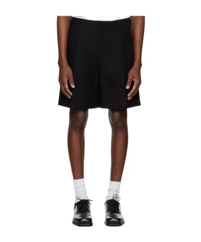 Entire Studios Cuffed Shorts In Black