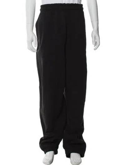 Pre-owned Entire Studios Cutout Accent Lounge Bottoms In Black