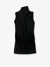 Entire Studios Dalters Stretch Viscose Top In Black