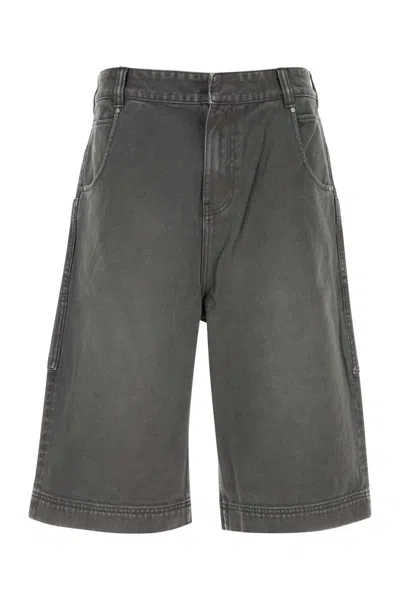 ENTIRE STUDIOS ENTIRE STUDIOS DARK GREY DENIM BERMUDA SHORTS