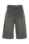 Entire Studios Bermuda Shorts With Front And Back Pockets In Black