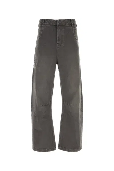 Entire Studios Dark Grey Denim Jeans In Gray