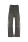 Entire Studios Dark Grey Denim Jeans In Stonelight