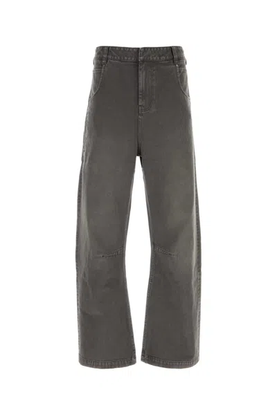 Entire Studios Dark Grey Denim Jeans In Stonelight