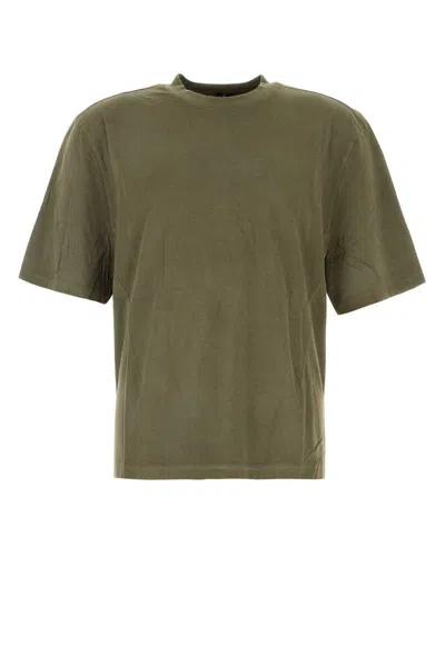 Entire Studios Dart Crewneck Jersey T-shirt In Military