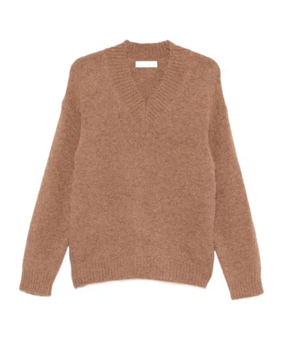 Entire Studios Deco Sweater Rye Clothing In Brown