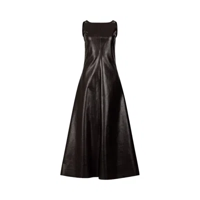 Pre-owned Entire Studios Delta Dress 'havana' | Brown | Women's Size M