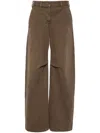 Entire Studios Brown Dem Jeans In Brown