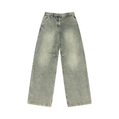 Pre-owned Entire Studios Dem Jeans 'surface Wave' | Blue | Men's Size M
