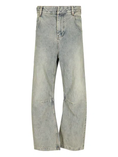 Entire Studios Dem Loose Jeans In Blue