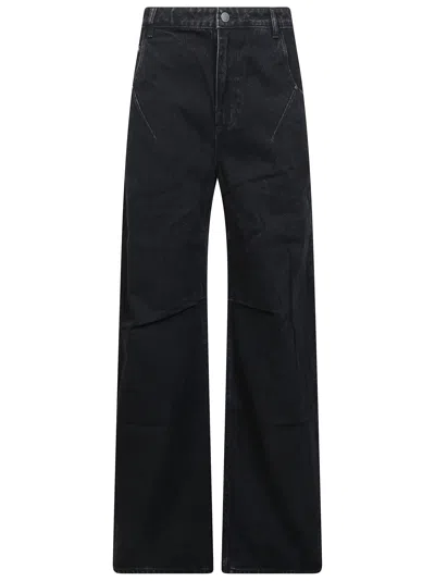 Entire Studios Dem V2 High-waisted Wide-leg Jeans In Black