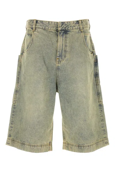 ENTIRE STUDIOS DENIM BERMUDA SHORTS