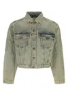 Entire Studios Distressed Denim Jacket