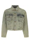 Entire Studios Denim Jacket In Gray
