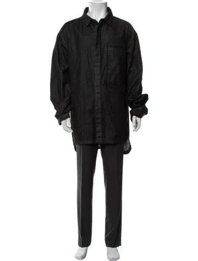 Pre-owned Entire Studios Denim Jacket W/ Tags In Black