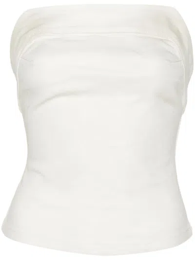 Entire Studios Denim Tube Top In Neutrals