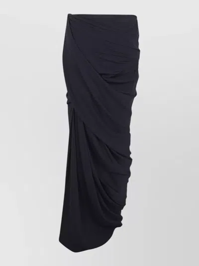 Entire Studios Dia Draped One Shoulder Maxi Dress In Multi