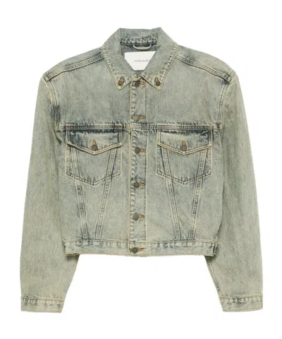 ENTIRE STUDIOS ENTIRE STUDIOS DISTRESSED DENIM JACKET