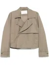 Entire Studios Long-sleeved Casual Jacket In Brown