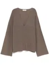 Entire Studios Dormer Knit Top In Brown