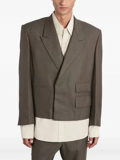ENTIRE STUDIOS DOUBLE-BREASTED BLAZER