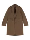 Entire Studios Double-breasted Coat In Brown
