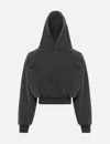 Entire Studios Black Double Double Hoodie In Black