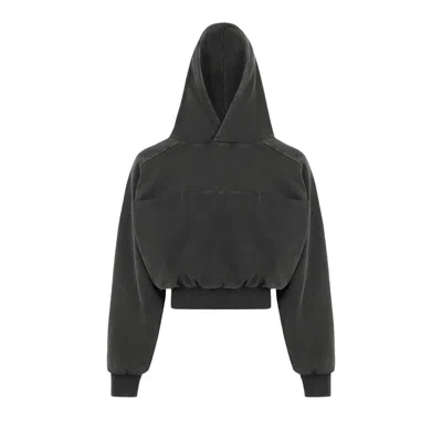 Pre-owned Entire Studios Double Double Hood 'washed Black' | Men's Size Xxl