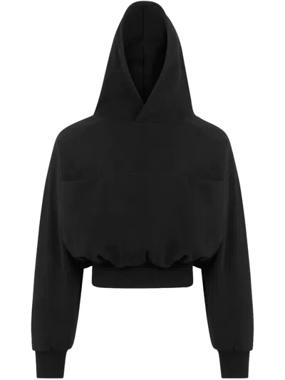 Entire Studios Double Double Hoodie In Black