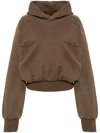 Entire Studios Double Double Hoodie In Brown