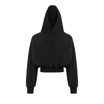 Pre-owned Entire Studios Double Double Hoodie 'soot' | Black | Men's Size Xl