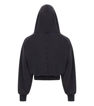 Entire Studios Double Hoodie In Black