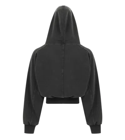 Entire Studios Double Hoodie In Black