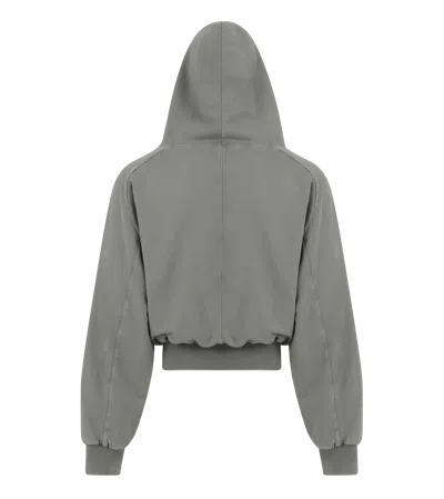 Entire Studios Long Sleeved Double Double Hoodie In Green