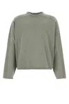 Entire Studios Dove Grey Cotton Oversize T-shirt In Rhino