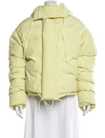 Pre-owned Entire Studios Down Jacket In Yellow