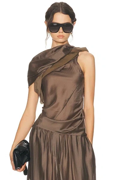 Entire Studios Draft Top In Brown
