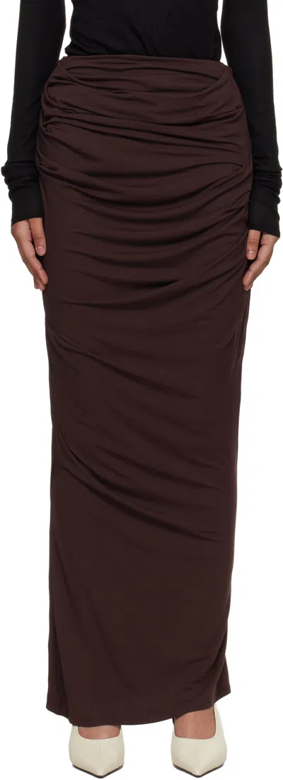 ENTIRE STUDIOS DRAPE MAXI SKIRT