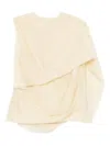 Entire Studios Draped Blouse In Brown