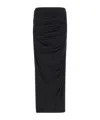 Entire Studios Draped Maxi Skirt In Black