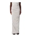 Entire Studios Draped Maxi Skirt In White