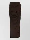 Entire Studios Draped Midi Skirt High Waist Design In Multi