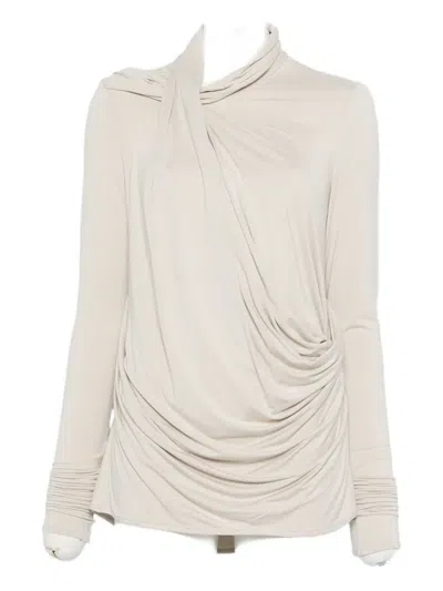 Entire Studios Draped Top In Neutral