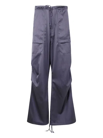 ENTIRE STUDIOS DRAWSTRING CARGO-POCKET TROUSERS