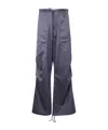 Entire Studios Drawstring Cargo-pocket Trousers In Blue