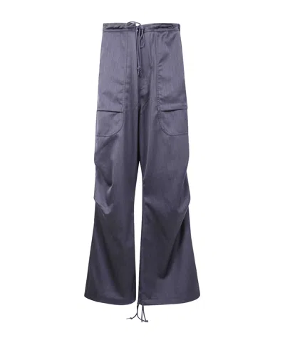 ENTIRE STUDIOS DRAWSTRING CARGO-POCKET TROUSERS