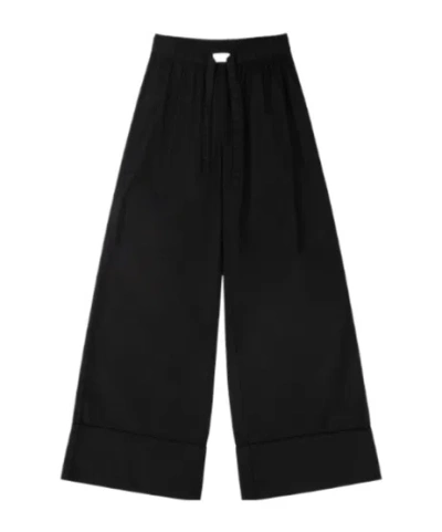 Entire Studios Drawstring Casual Pants In Black