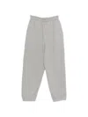 Entire Studios Unisex Waist Pockets Pants With Warm Interior And Drawstring Waistband In Gray