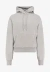 Entire Studios Drawstring Hooded Sweatshirt In Brown